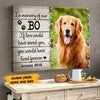 Personalized Pet Memorial Canvas