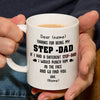 For Step Dad Thank You For Being My Stepdad Personalized Funny Mug