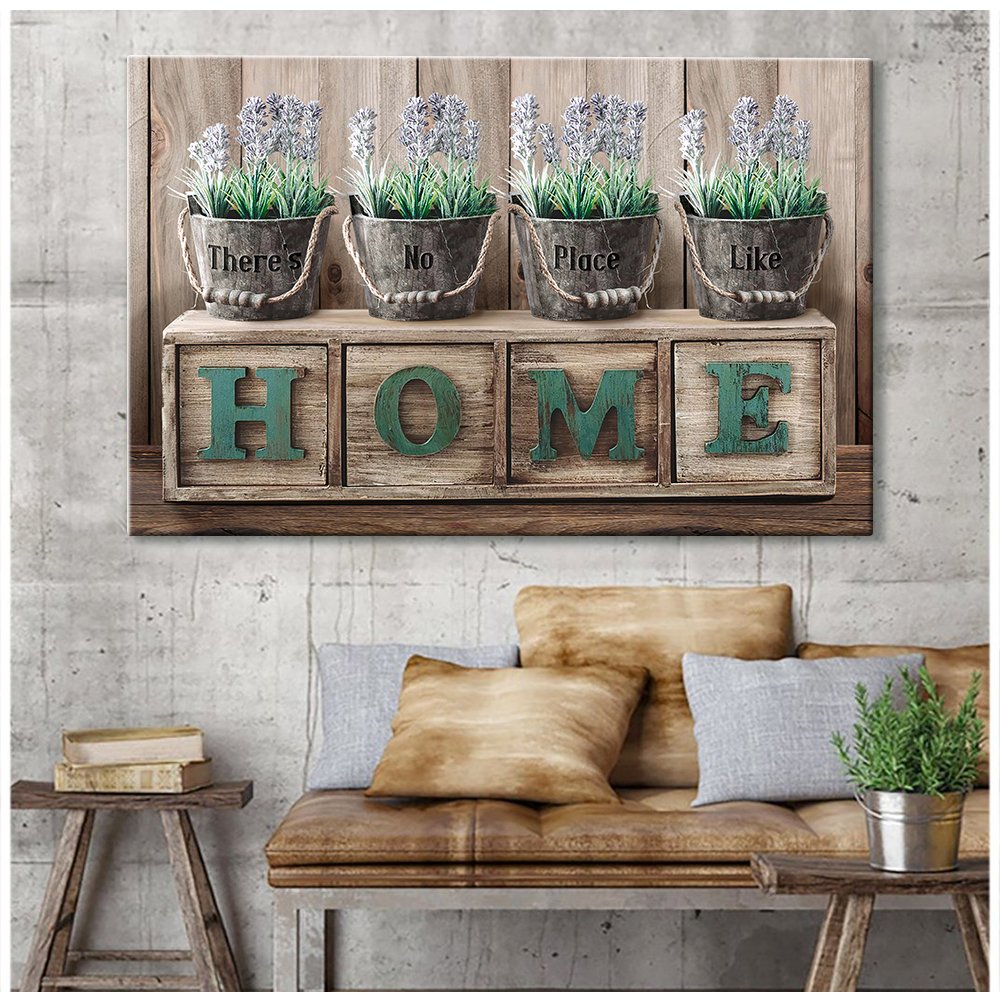 There's No Place Like Home Family Canvas