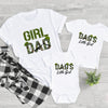 Dad &amp; Daughter Girl Dad Army Military Dad&#39;s Little Girl Matching Shirts