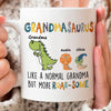 Dad And Daughter Dadasaurus Funny Personalized Mug