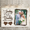 Dad Daughter Son Father Best Belongs Meaningful Personalized Canvas