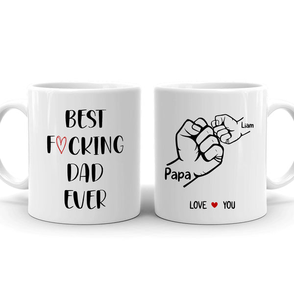 Dad And Daughter Son Daddy You Are Roarsome Funny Personalized Mug - Vista  Stars - Personalized gifts for the loved ones