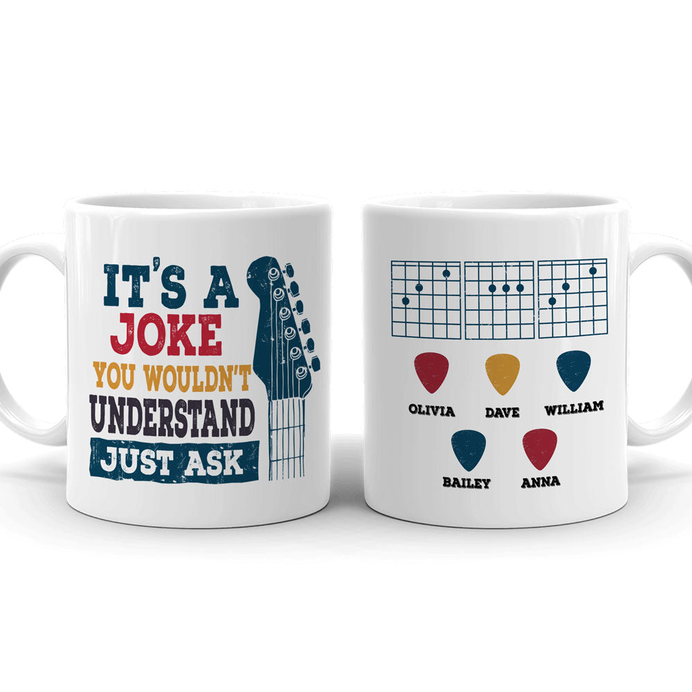 Dad And Daughter Dadasaurus Funny Personalized Mug - Vista Stars