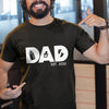 Dad Est New Dad First Time Dad Personalized Shirt Sweatshirt