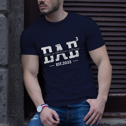 Dad Father Daughter Son Dad Est Funny Personalized Shirt