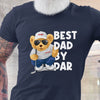 Dad Golf Best Dad By Par Dad Bear Funny Dad Golfing Personalized Shirt