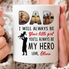 Dad Little Girl And Hero From Daughter Meaningful Personalized Mug