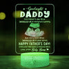 Happy Father&#39;s Day Love From The Bump Personalized Night Light