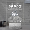 Happy Father&#39;s Day Love From The Bump Personalized Night Light