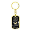 Gift For Expecting Dad Love Kisses Kicks Father&#39;s Day Dog Tag Keychains