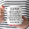 Personalized Thank You For Being The Best Dog Mom Mug  Gift For Dog Lovers