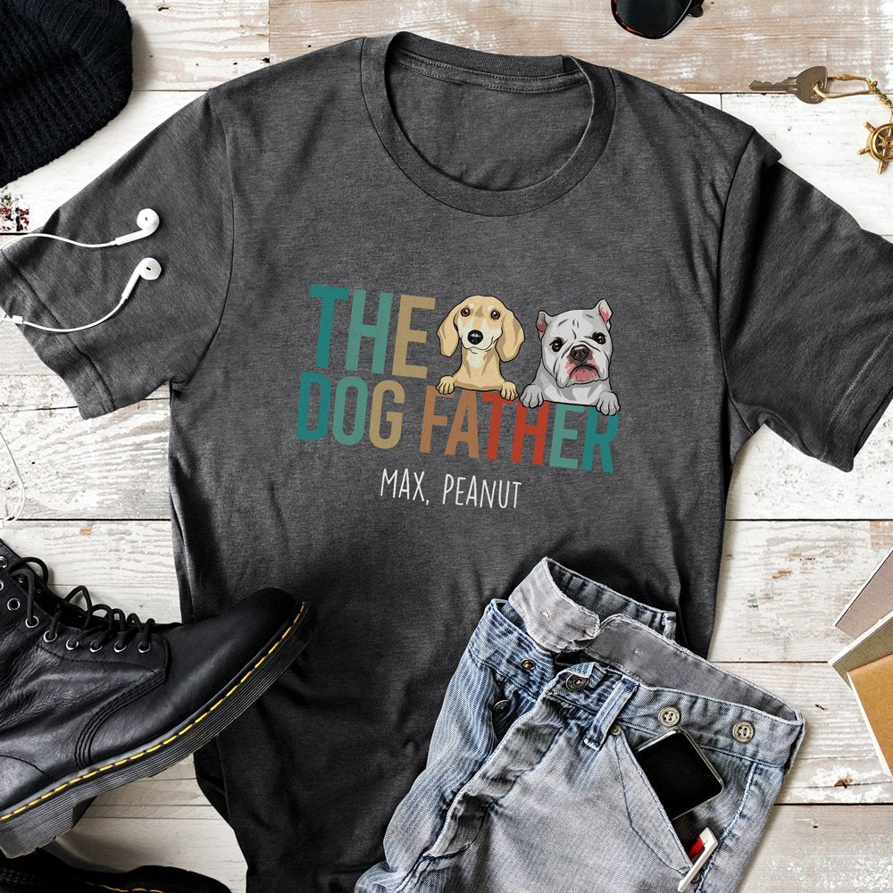 Dog Dad The Dog Father Funny Personalized Shirt