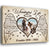 78866-Dog In Heaven Gift Pet Memorial Wonderful Life Personalized Canvas H5