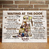 Dog Loss Labrador Memorial At The Door Sympathy Personalized Canvas