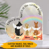 Dog Loss Memorial Rainbow Bridge Sympathy Personalized Plaque