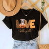 Dog Lovers Love Fall Y&#39;all Autumn Personalized Shirt