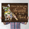 Dog Memorial French Bulldog Frenchie Sympathy Personalized Canvas