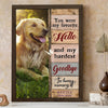 Dog Memorial Goodbye Dog Loss For Dog Mom Dog Dad Personalized Canvas