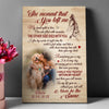 Dog Memorial Pet Loss The Moment You Left Me Personalized Photo Canvas