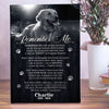 Dog Memorial Pet Remember Me With Smiles Not Tears Personalized Canvas