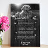 Dog Memorial Pet Remember Me With Smiles Not Tears Personalized Canvas