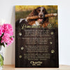 Dog Memorial Pet Remember Me With Smiles Not Tears Personalized Canvas