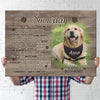 Dog Memorial Someday Wait And See Personalized Canvas