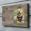 Dog Memorial Someday Wait And See Personalized Canvas