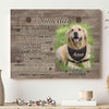 Dog Memorial Someday Wait And See Personalized Canvas