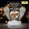 Dog Mom Gift Memorial Pet Fly With New Wings Personalized Night Light