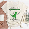 Funny Gift For Grandma, Don&#39;t Mess With Grandmasaurus Shirt