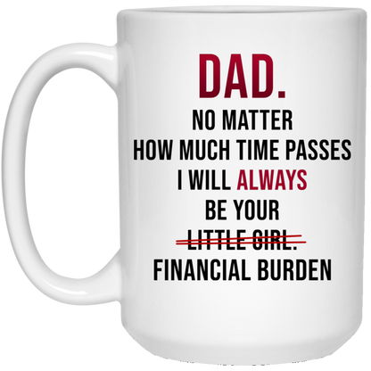Dad I Will Always Be Your Financial Burden Mug  Gift For Dad