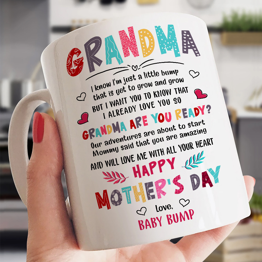 First Mothers Day Gift For Mom To Be Gift For New Mom From Bump Mug - Vista  Stars - Personalized gifts for the loved ones
