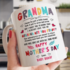 Grandma Are You Ready Happy Mother&#39;s Day Pattern Mug