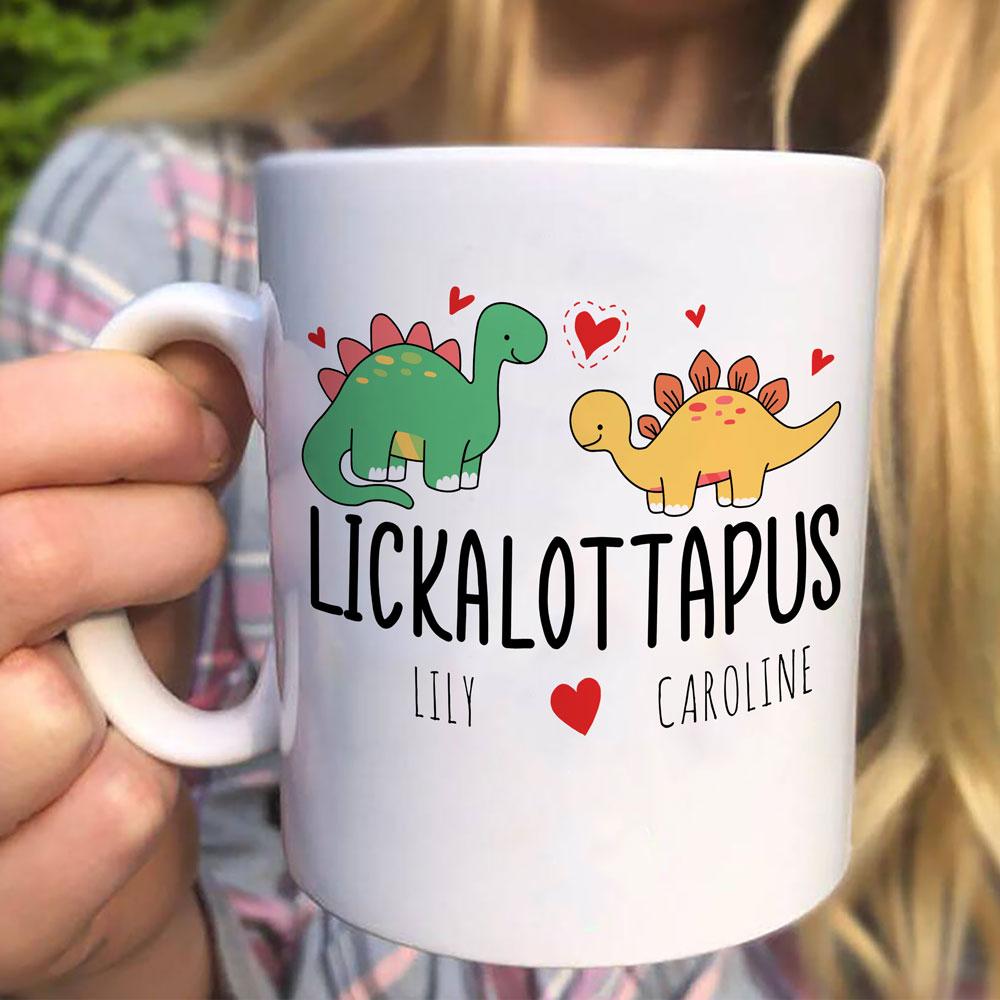 Personalized Mamasaurus Mug, Dinosaur Coffee Cup, Custom Mothers Day,  Christmas Present, Mom Gift, Birthday, Kids Names Mug, Best Mom Ever 