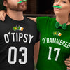 Personalized O&#39;Wasted Tipsy Hammered Drinking Team St.Pattys Day TShirt