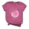 Faith flower daisy 4   Gift for Breast Cancer Awareness Support Tshirt