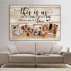 This Is Us Custom Family Canvas Personalized Photo Gift For Him For Her