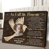Family Member Sit In Heaven Memorial Personalized Canvas