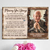 Family Sympathy Gift Loss Missing You Memorial Personalized Canvas
