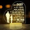 Father&#39;s Day You Are My Number One Man Personalized Night Light