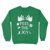 Funny Jingle Bell Feel The Joy Couple Christmas Matching Sweatshirt
