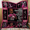 Fight For A Cure Fight For Breast Cancer Blanket Gift For Breast Cancer Awareness Month