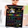 Personalized Gift For Kids First Day of School Poster