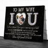 For Wife From Husband Romantic Wedding Anniversary Personalized Canvas