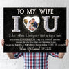 For Wife From Husband Romantic Wedding Anniversary Personalized Canvas