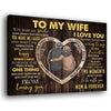 For Wife Love Now And Forever Wedding Anniversary Personalized Canvas