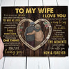 For Wife Love Now And Forever Wedding Anniversary Personalized Canvas