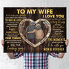 For Wife Love Now And Forever Wedding Anniversary Personalized Canvas